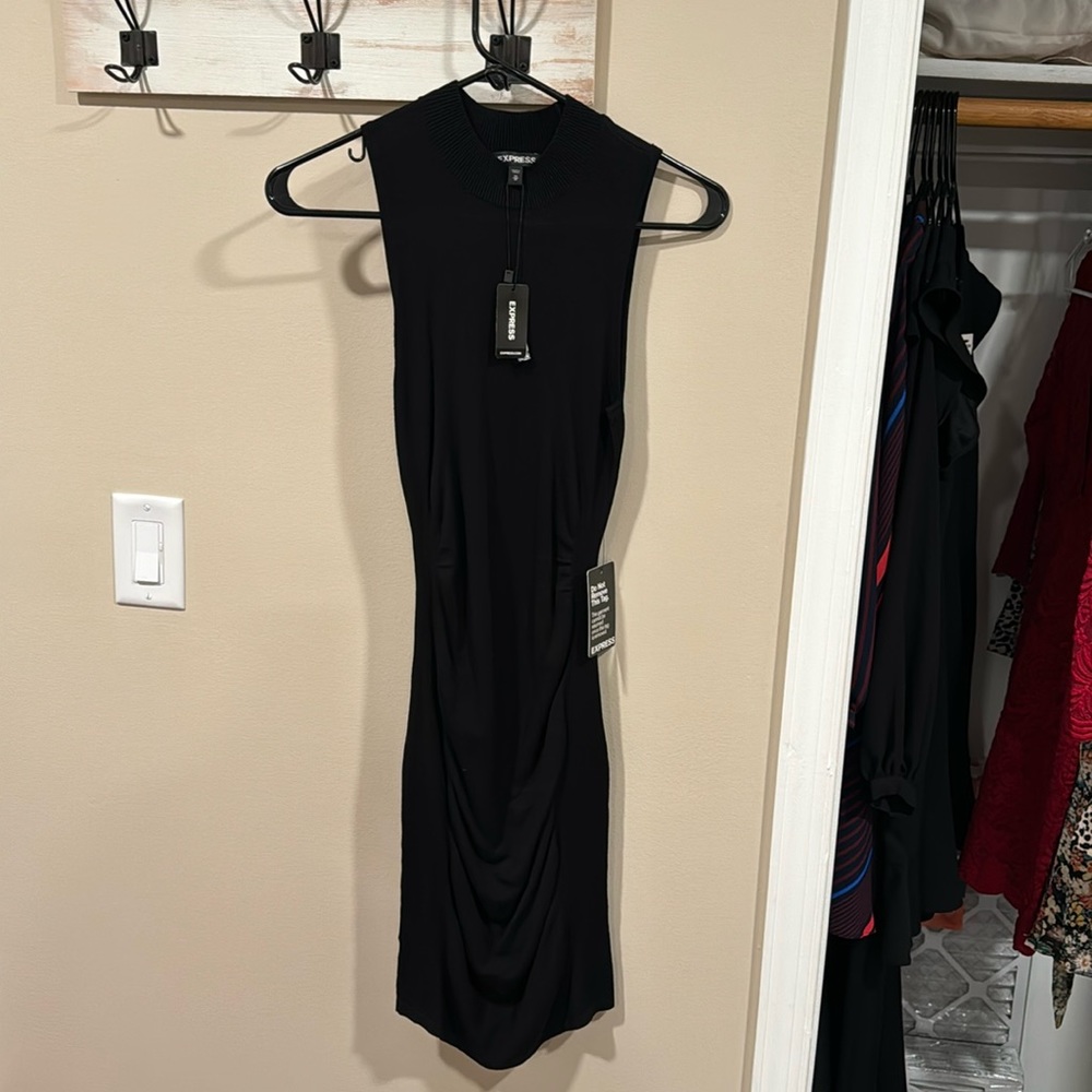 Turtleneck sweater dress